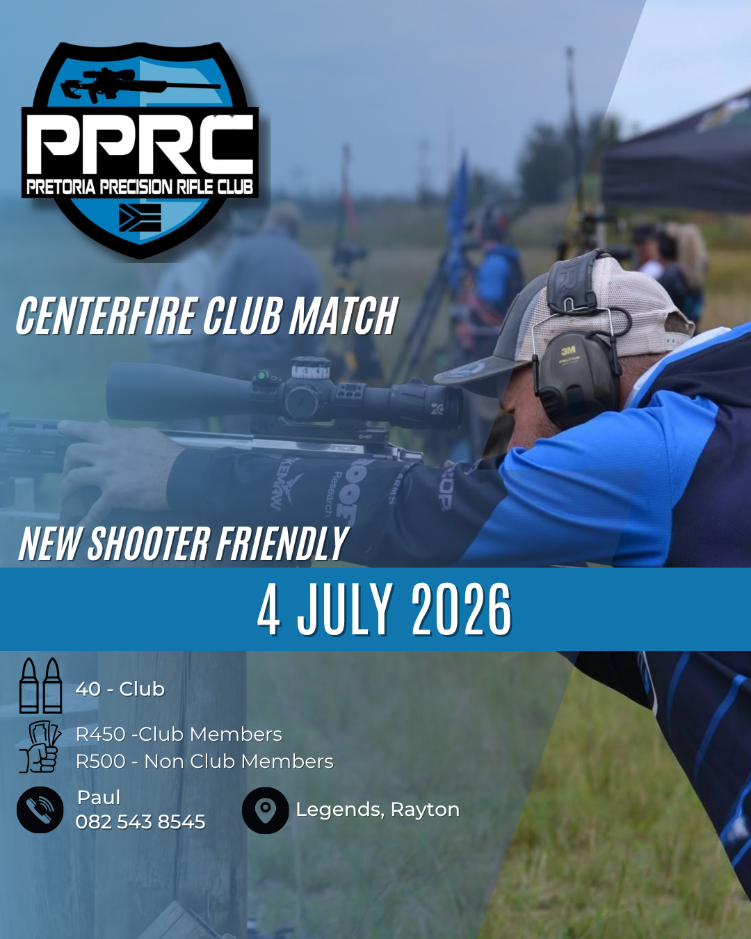 PPRC Club Match - Legends - 4 July 2026