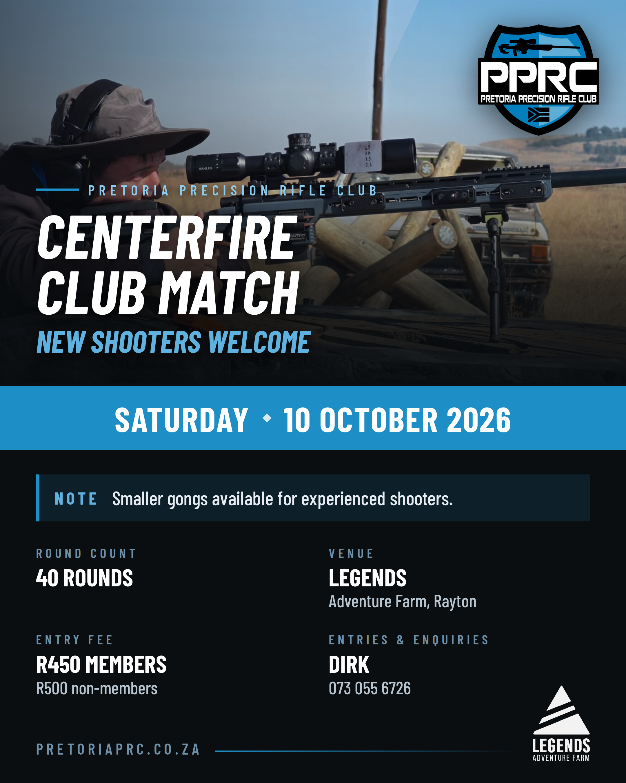 PPRC Club Match 10 October 2026